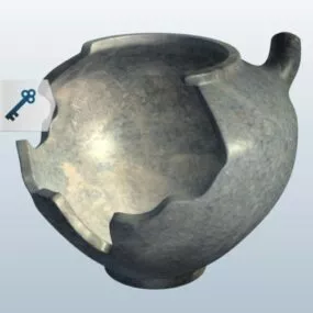 Broken Teapot 3d model