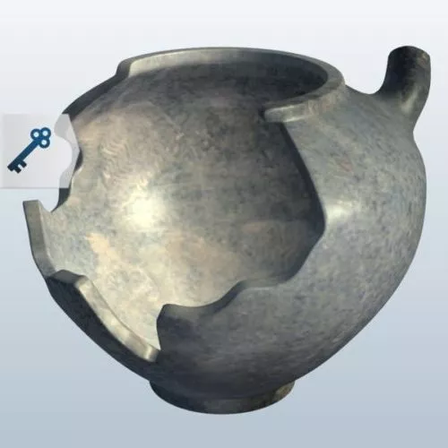 Broken Teapot 3d model Broken Teapot 3d model