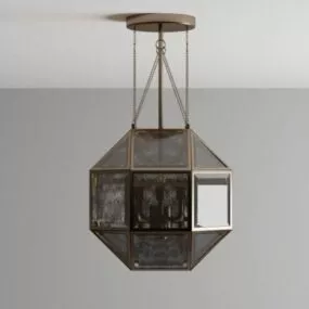 Bronze Pendant Lamp 3d model