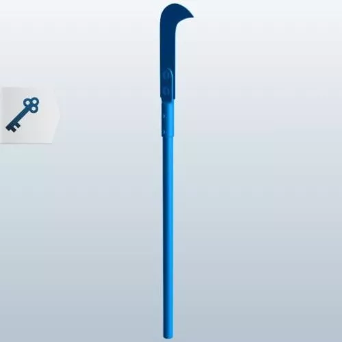 Gaming Crystal Sword Design 3d model