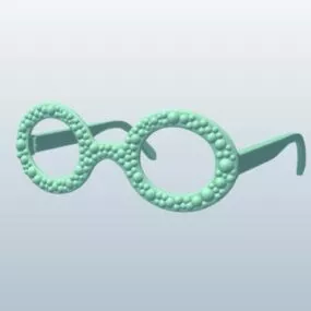 Bubbles Glasses 3d model