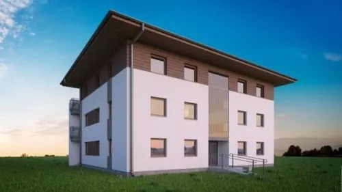 Modern Building House 3d model Modern Building House 3d model