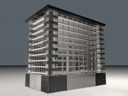 City Building Various Highrise Building 3d model
