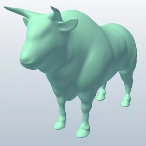 Bull Lowpoly 3d model Bull Lowpoly 3d model