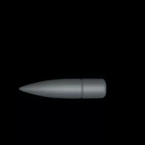 Bullet Lowpoly 3d model