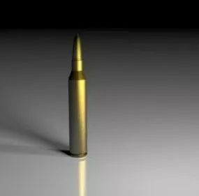 Gun Bullet Shell V1 3d model
