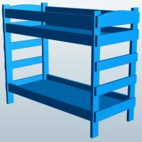 Bunk Bed Furniture 3d model