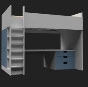 Bunk Bed Design 3d model