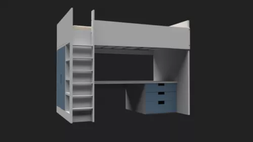 Bunk Bed Design 3d model Bunk Bed Design 3d model