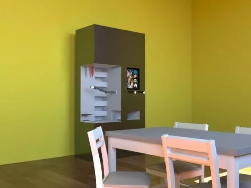 Robot Arm On Floor 3d model