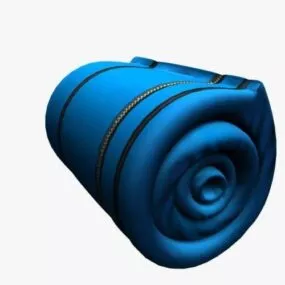 Burgundy Blanket 3d model