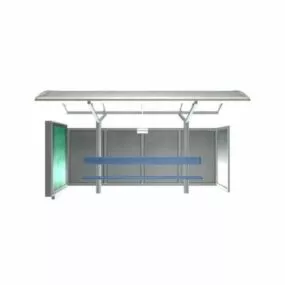 Bus Stop Enclosure Building 3d model