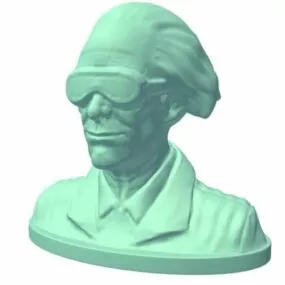Bust Scientist 3d model