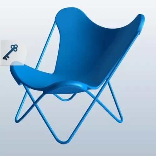Travel Butterfly Chair 3d model Travel Butterfly Chair 3d model