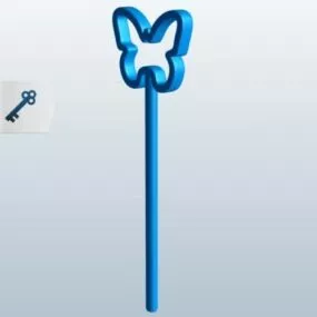 Butterfly Shaped Printable 3d model