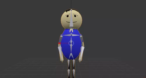 Cartoon Character Rigged 3d model Cartoon Character Rigged 3d model