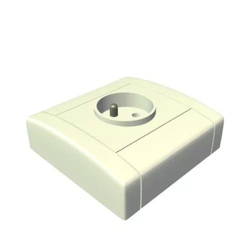 Socket Lan Hub 3d model