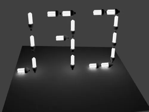 Words Led Light 3d model Words Led Light 3d model