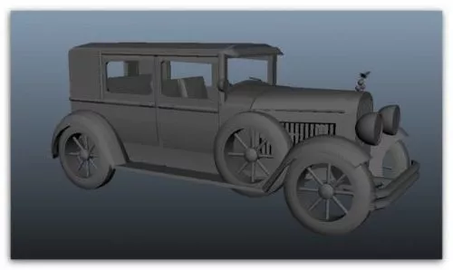 Cadillac Vintage Car 3d model Cadillac Vintage Car 3d model