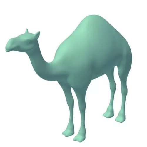 Lowpoly Desert Camel 3d model