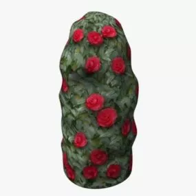 Camelia Plant Lowpoly 3d model