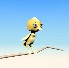 Canary Bird 3d model