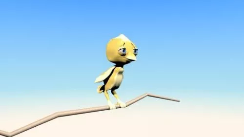 Cockatiel Bird 3d model