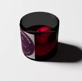 Candle Glass Lowpoly 3d model