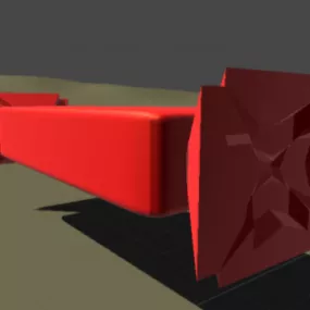Candy Bar Lowpoly 3d model