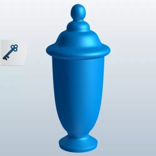 Candy Jar 3d model Candy Jar 3d model