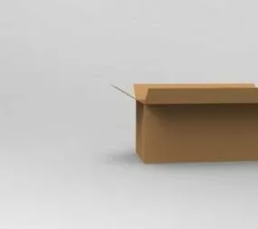 Cardboard Box 3d model