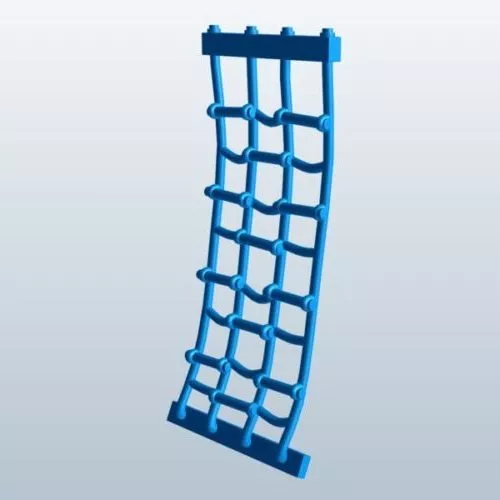 Cargo Net Ladder 3d model Cargo Net Ladder 3d model