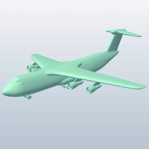 Jet Streamliner Plane 3d model