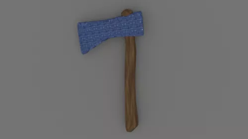 Cartoon Axe Design 3d model Cartoon Axe Design 3d model