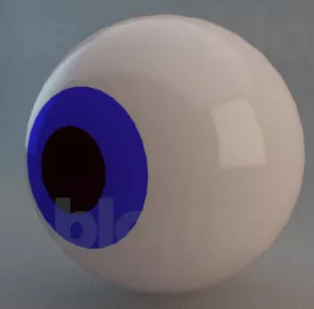 Cartoon Eye 3d model