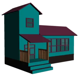 Country Cartoon House 3d model