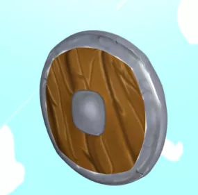 Gaming Cartoon Shield 3d model