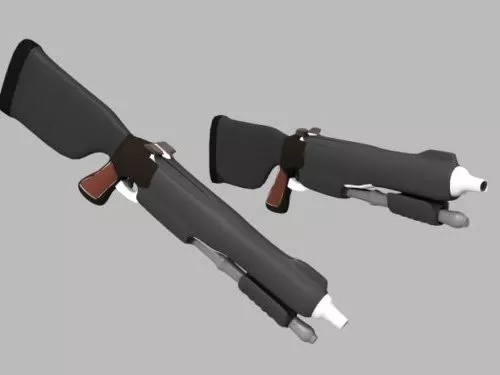M134 Gatling Gun 3d model