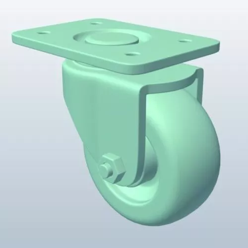 Furniture Caster Swivel 3d model Furniture Caster Swivel 3d model