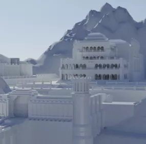 White Castle 3d model