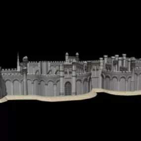 Gaming Castle Bravil 3d model