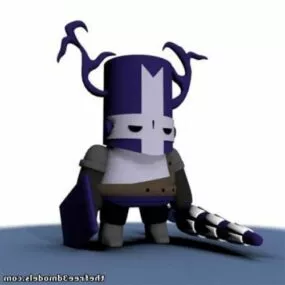 Castle Crasher Character 3d model