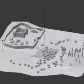Castle Architecture 3d model
