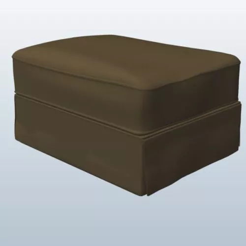Furniture Casual Ottoman Mocha 3d model Furniture Casual Ottoman Mocha 3d model