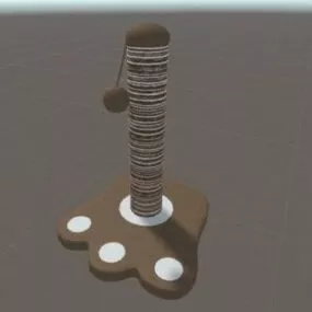 Cat Scratching Pole 3d model