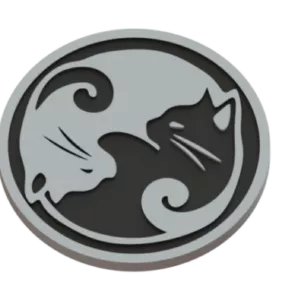 Cat Coin 3d model