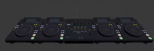Pioneer Dj Cdj-2000 Nexus 3d model Pioneer Dj Cdj-2000 Nexus 3d model