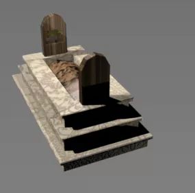 Indonesian Cemetery 3d model