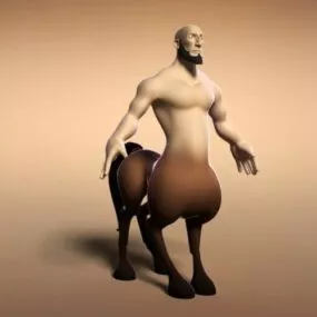 Centaur Character Base Mesh 3d model