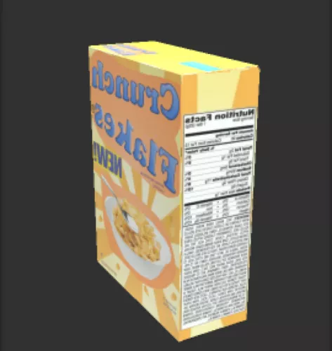Gift Box With Bow Tie 3d model